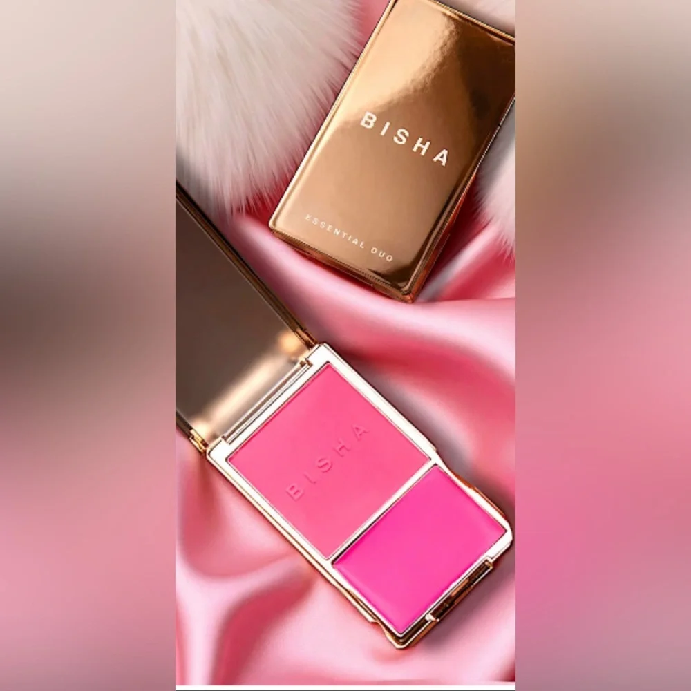 ✨ Bisha Essential Duo Cream + Powder Blush Dubai | new in box | Exp 2028 ✨
